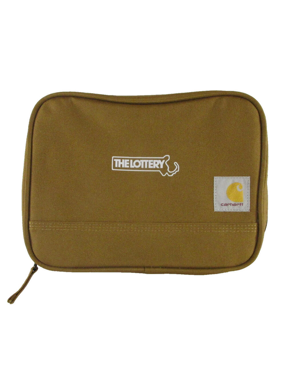 Carhartt Unisex The Lottery Graphic Lunch Cooler Zip Pockets One Size Brown